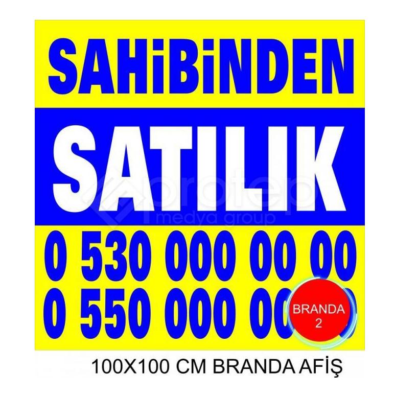 100X100 CM Branda Vinil Baskı - 1m2