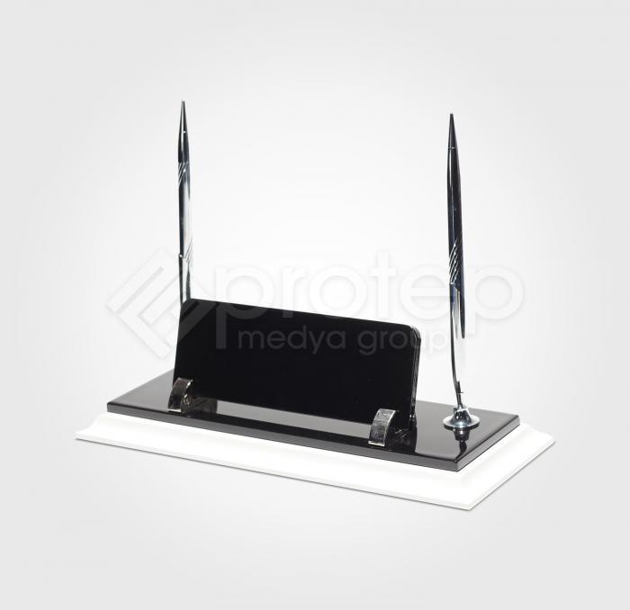 Siyah Beyaz Masa İsimliği - 6041