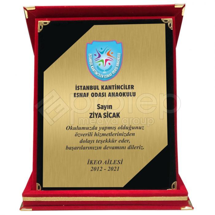 Kırmızı Özel Tasarım Albüm Plaket