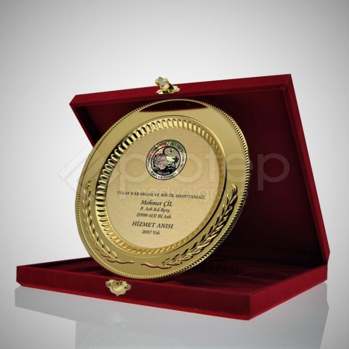 GOLD TABAK PLAKET - 30 CM - TB-07