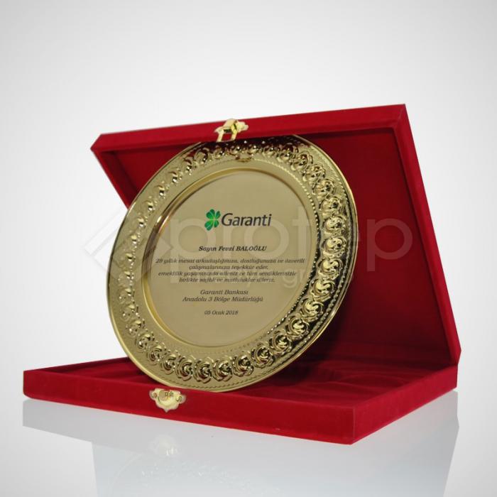 GOLD TABAK PLAKET - 30 CM - TB-09