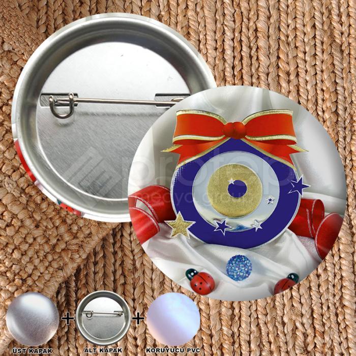İğneli Buton Rozet  04- 58 mm