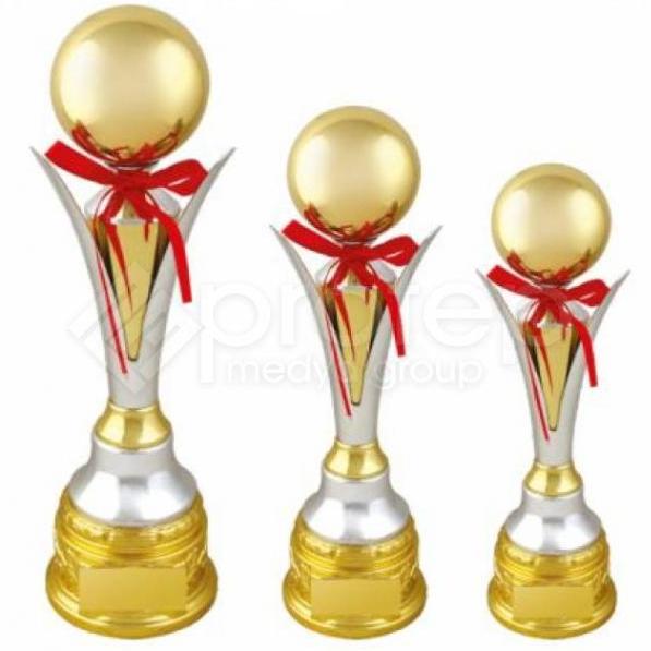 Altın Üçlü Ödül Kupası Set 41-36-32 CM