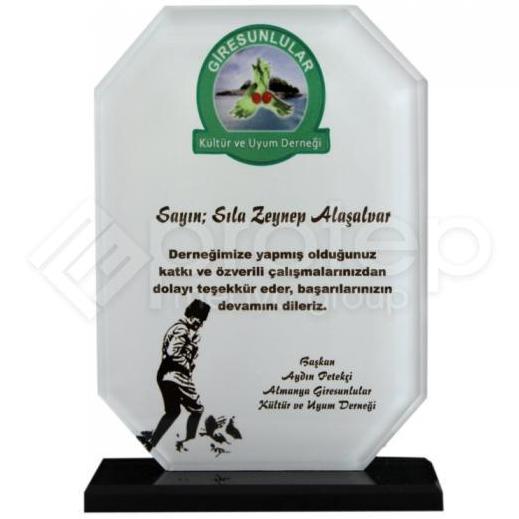 Kişiye Özel Kristal Plaket - IR07