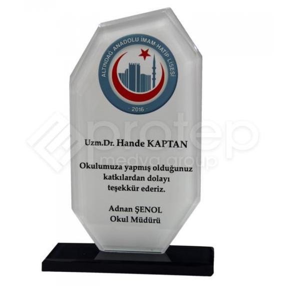 Kişiye Özel Kristal Plaket - IR10