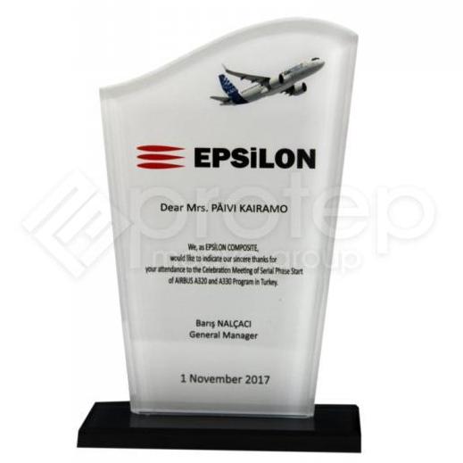 Kişiye Özel Kristal Plaket - IR11