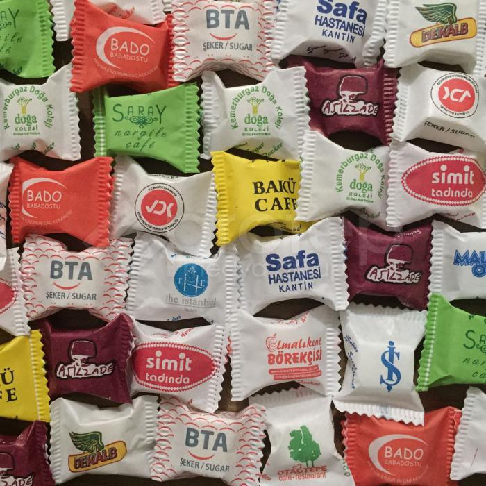 Baskılı Logolu Küp Şeker 3,5 Gr