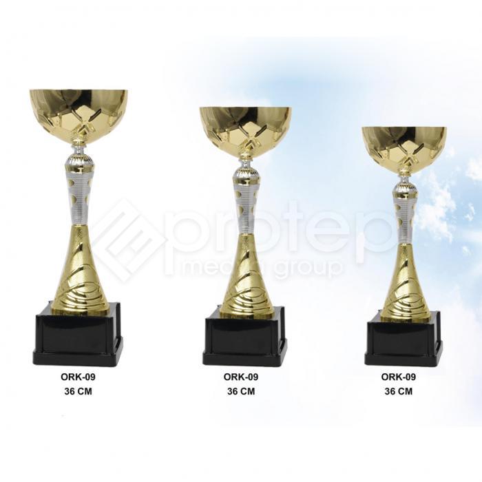 Altın Üçlü Ödül Kupası Set 36-33-32 CM