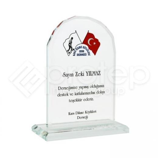 Şeffaf Kristal Plaket -  PRT02