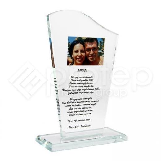 Şeffaf Kristal Plaket -  PRT07