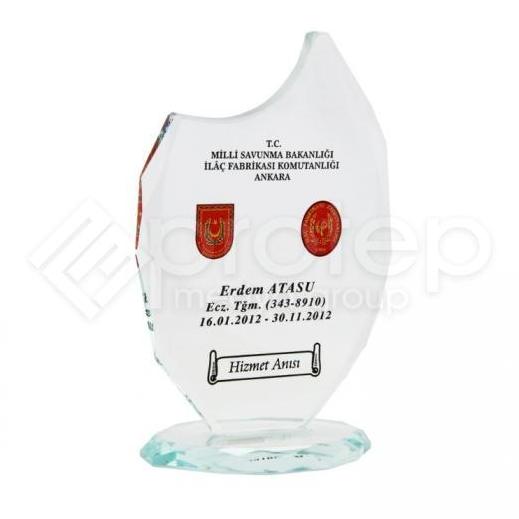 Şeffaf Kristal Plaket -  PRT08
