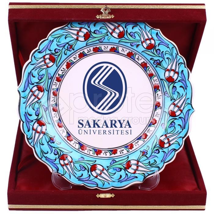 Samur Çini Seramik Tabak Plaket - 02