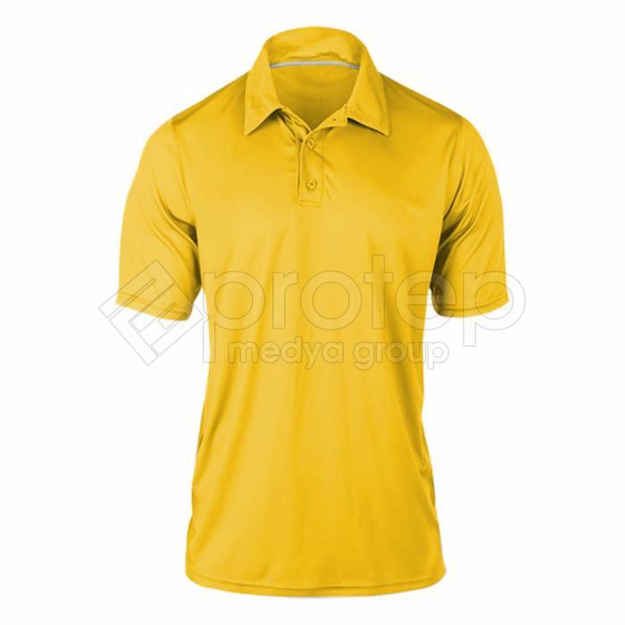 BASKILI MİKRO POLYESTER POLO YAKA TİŞÖRT