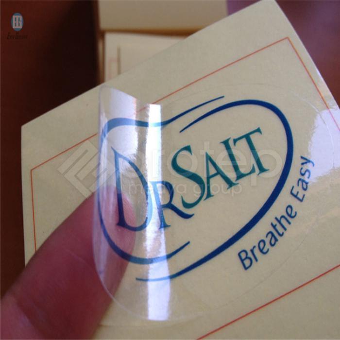 Şeffaf Folyo Sticker/Etiket