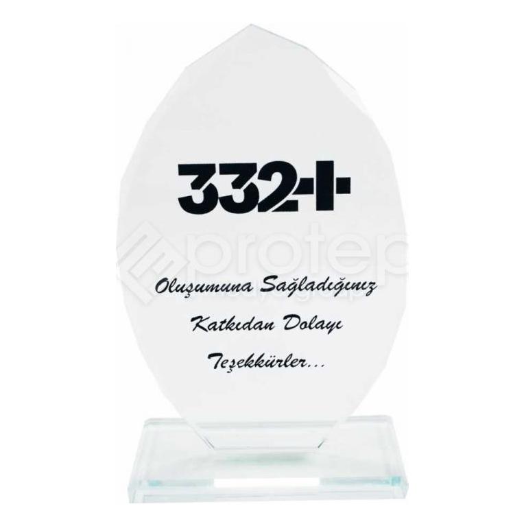 Kristal Plaket Damla