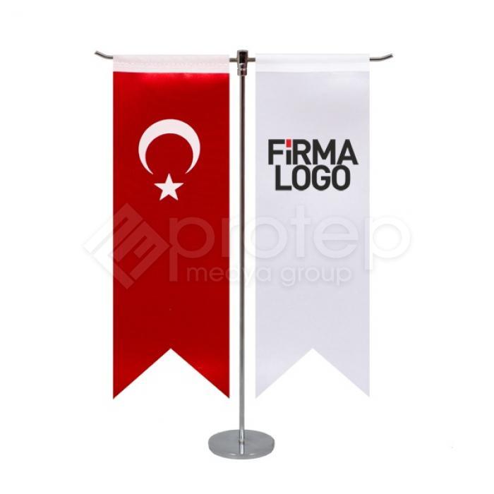 T Tipi Kırlangıç Masa Bayrağı