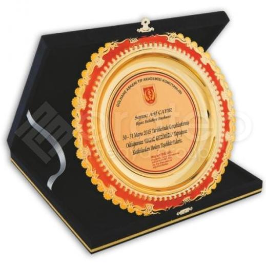 GOLD TABAK PLAKET - 25 CM - TB-02