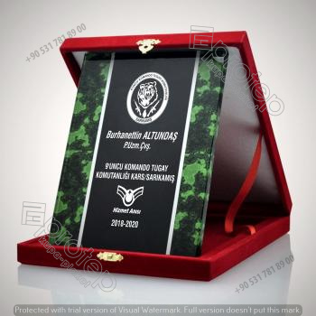 kirmizi-kristal-album-askeri-hizmet-anisi-plaket