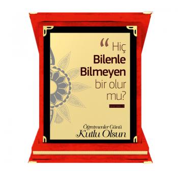 Öğretmenler Günü Plaket Çeşitleri