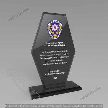 polise-ozel-basari-tayin-kristal-plaket