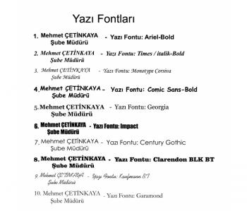 yazi-fontlari