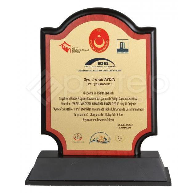Ahşap Plaket - Wip-03-04